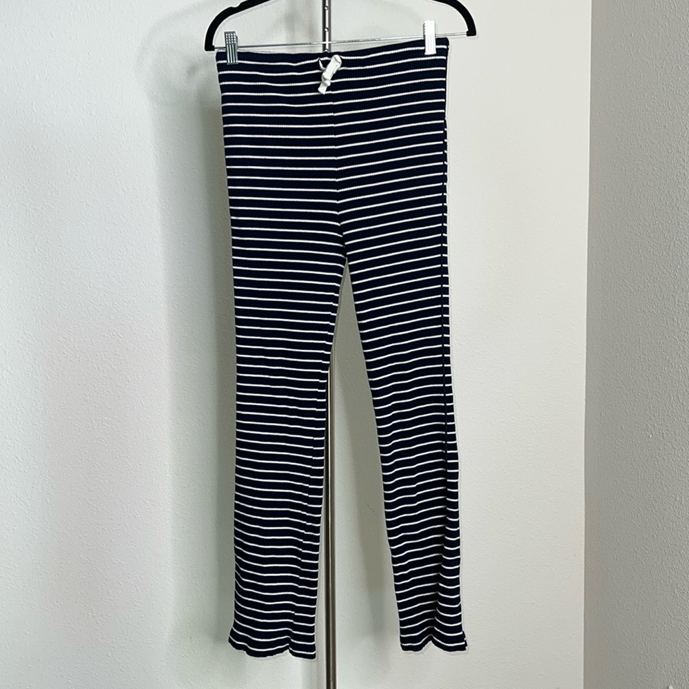 SEA, New York Striped Flared Lounge Pants